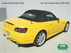 2002-2009 Honda S-2000 Convertible Top & Defrost Glass Window