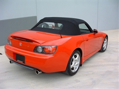 2000-2001 Honda S-2000 Convertible Top & Tinted Glass Window