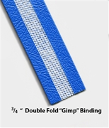 3/4" Double Fold Acrylic Binding