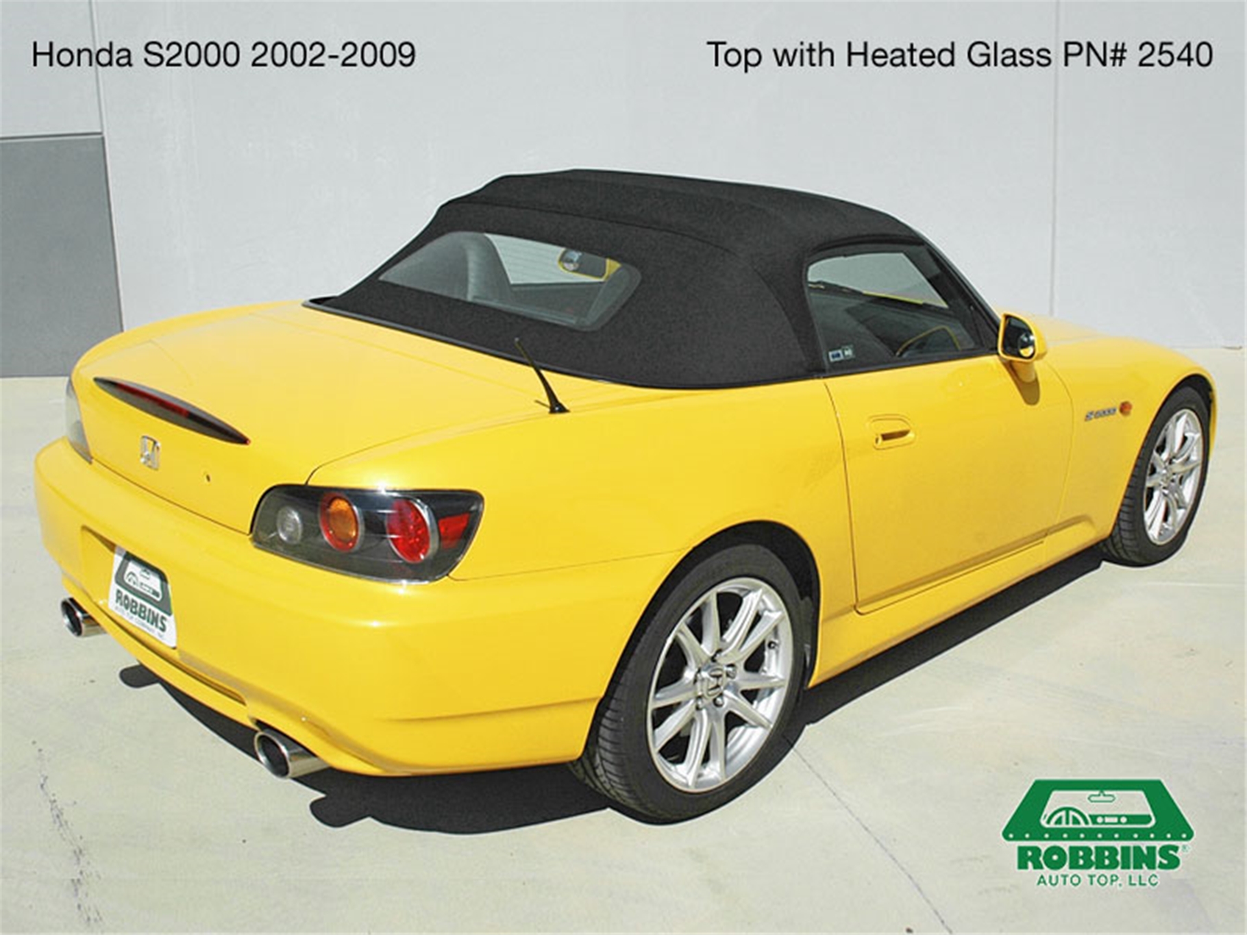 2002-2009 Honda S-2000 Convertible Top & Defrost Glass Window