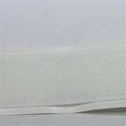 White Hook w/ Adhesive Velcro