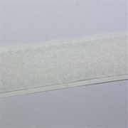 White Loop w/ Adhesive Velcro